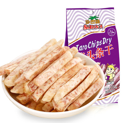 越南进口沙巴哇芋头条干230g新鲜蔬菜果干零食特产